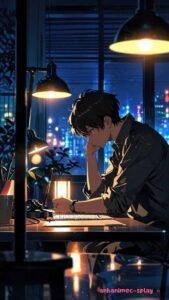 hình ảnh anime buồn về tình yêu xinh